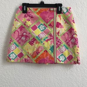 Lily pulitzer skirt (girls) with shorts liner